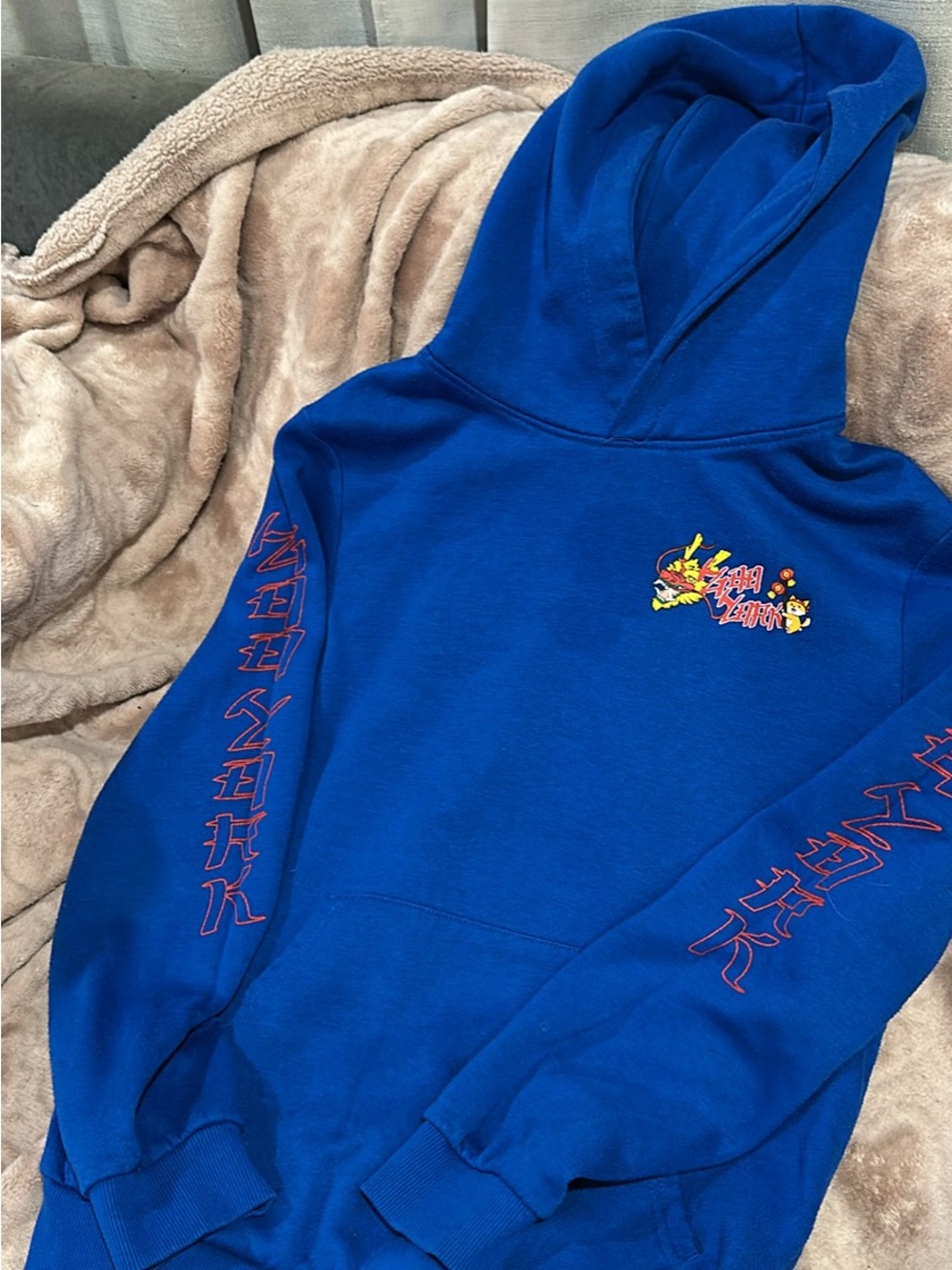 Zoo York Royal Blue Graphic Pullover Hoodie